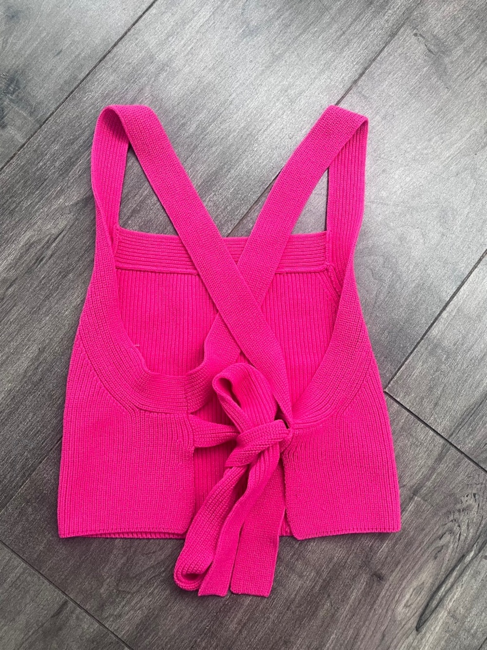 aritzia wilfred crocket tie tank top pink summer